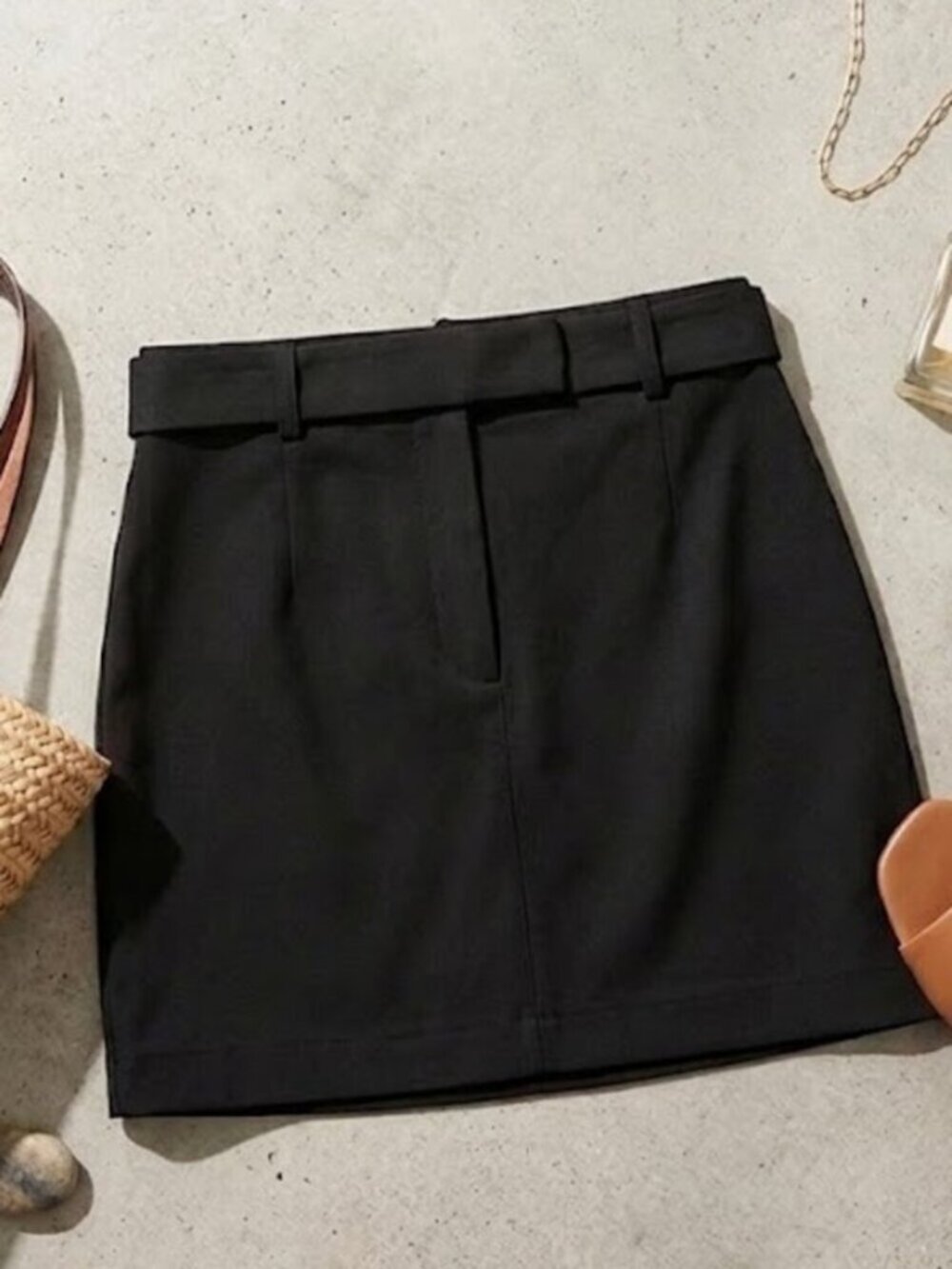 Universal Thread Black Mini Skirt Women's Small S Casual Basic NWT - Picture 3 of 5